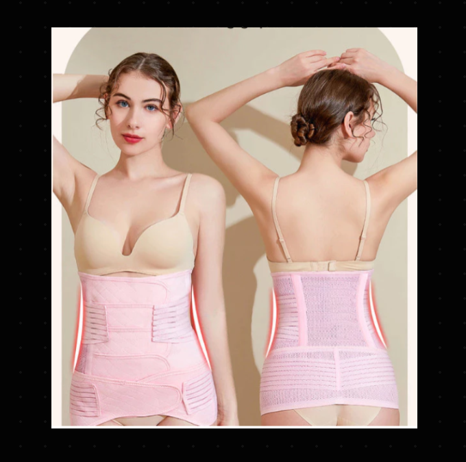 Firm Control Waist Shaper Duo™ - Anti-Roll Flexi-Bones, High-Compression Sweat Accel, Breathable Post-Op Support
