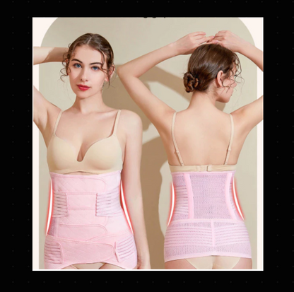 Firm Control Waist Shaper Duo™ - Anti-Roll Flexi-Bones, High-Compression Sweat Accel, Breathable Post-Op Support